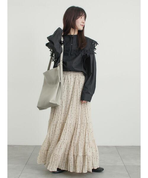 Samansa Mos2（サマンサ モスモス）の「ビッグショルダーバッグ（ハンドバッグ・レディース・シルバー/グレー系その他/ブラック/ダークブラウン・F）」の17枚目の写真