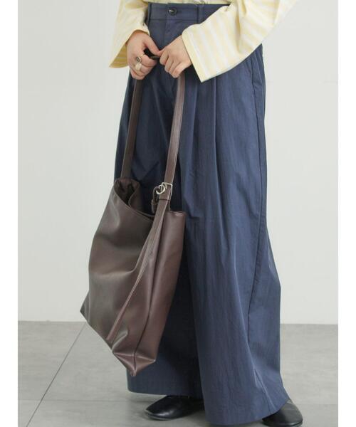 Samansa Mos2（サマンサ モスモス）の「ビッグショルダーバッグ（ハンドバッグ・レディース・シルバー/グレー系その他/ブラック/ダークブラウン・F）」の21枚目の写真