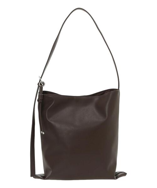 Samansa Mos2（サマンサ モスモス）の「ビッグショルダーバッグ（ハンドバッグ・レディース・シルバー/グレー系その他/ブラック/ダークブラウン・F）」の7枚目の写真