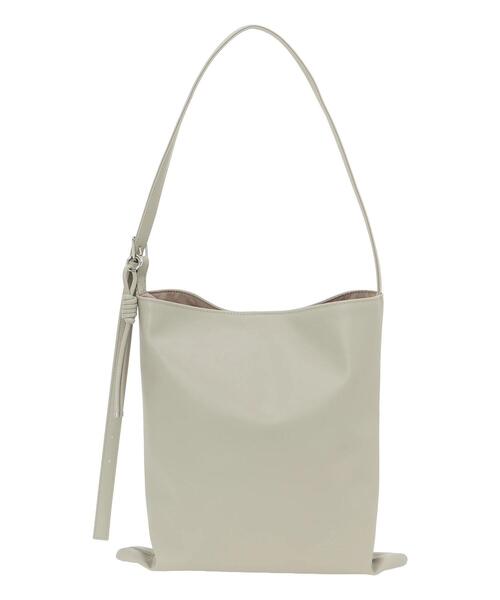 Samansa Mos2（サマンサ モスモス）の「ビッグショルダーバッグ（ハンドバッグ・レディース・シルバー/グレー系その他/ブラック/ダークブラウン・F）」の8枚目の写真