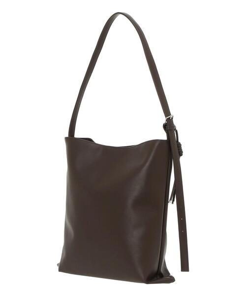 Samansa Mos2（サマンサ モスモス）の「ビッグショルダーバッグ（ハンドバッグ・レディース・シルバー/グレー系その他/ブラック/ダークブラウン・F）」の9枚目の写真