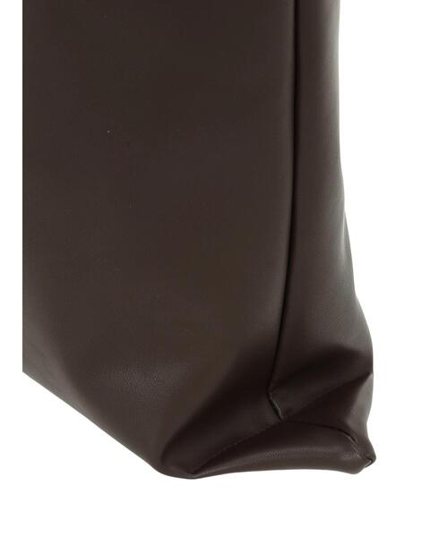 Samansa Mos2（サマンサ モスモス）の「ビッグショルダーバッグ（ハンドバッグ・レディース・シルバー/グレー系その他/ブラック/ダークブラウン・F）」の12枚目の写真