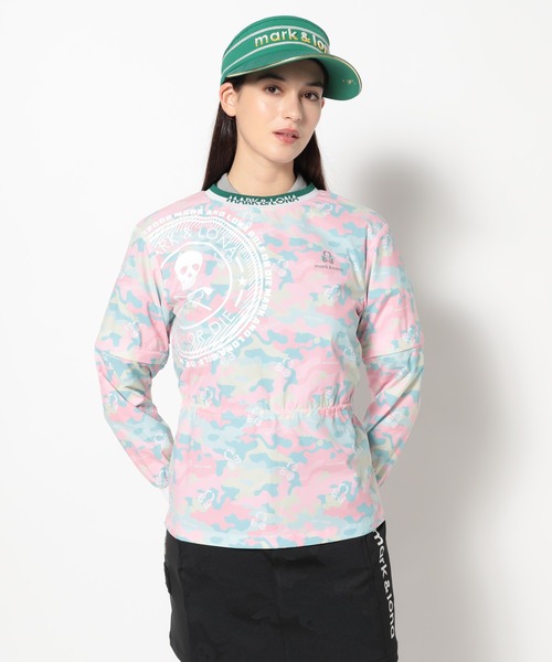 MARK & LONA(マークアンドロナ)の「2-Way Pullover Jacket | WOMEN(ナイロンジャケット・レディース・ピンク・36)」の1枚目の写真