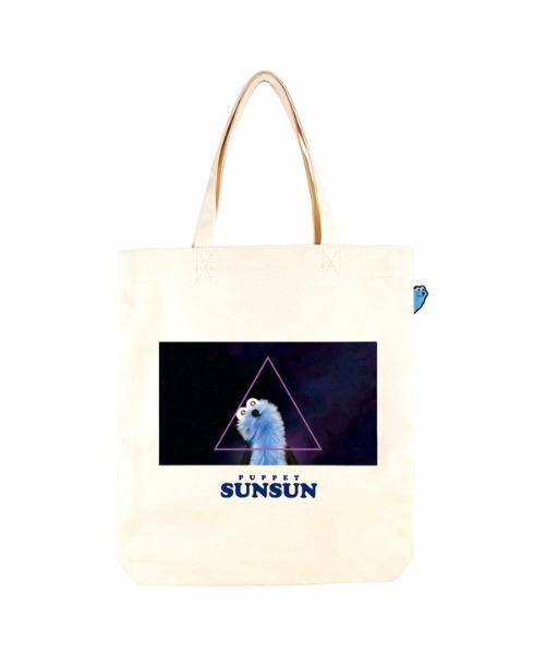 Rendez-Vous（ランデヴー）の「【 PUPPET SUNSUN 】 パペットスンスン ぴょこっとトートバッグ 26S2（トートバッグ・レディース・オフホワイト/ライトブルー・FREE）」の3枚目の写真