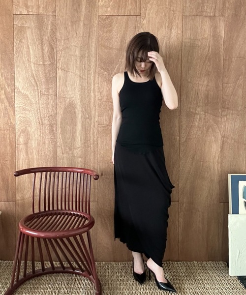 Henon.（ヘノン）の「カップインタンクトップ（タンクトップ・レディース・ホワイト/グレー/ブラック・F）」の20枚目の写真