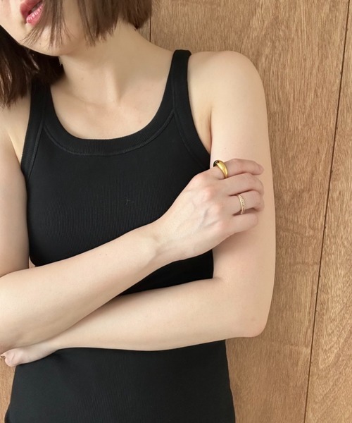 Henon.（ヘノン）の「カップインタンクトップ（タンクトップ・レディース・ホワイト/グレー/ブラック・F）」の21枚目の写真