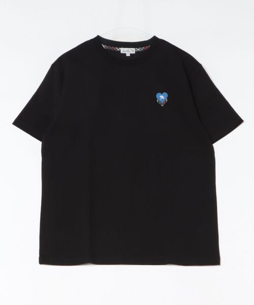 Arnold Palmer（アーノルドパーマー）の「ハートモチーフ シェア Tシャツ（Tシャツ/カットソー・レディース・ブラック/ホワイト・XS/LL/L/M/S）」の2枚目の写真