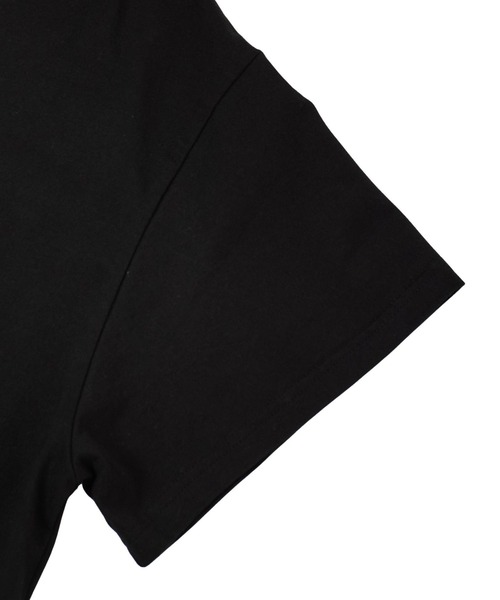 X-girl（エックスガール）の「CIRCLE LOGO AND FACE S/S BIG TEE DRESS（ワンピース・レディース・ブラック/ホワイト・S/M）」の14枚目の写真