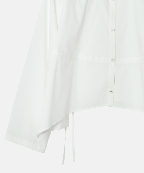 LE CIEL BLEU(ルシェルブルー)の「ドローストリングウエストシャツ / Drawstring-Waist Shirt(シャツ/ブラウス・レディース・ライトブルー/ブラック/オフホワイト・36)」の12枚目の写真