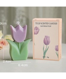 Bling Leads（ブリングリーズ）の「【Bls】【ZA】【Bling Leads】モチーフキャンドル チューリップ お花（キャンドル）」