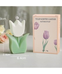 Bling Leads（ブリングリーズ）の「【Bls】【ZA】【Bling Leads】モチーフキャンドル チューリップ お花（キャンドル）」