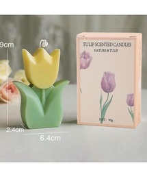 Bling Leads（ブリングリーズ）の「【Bls】【ZA】【Bling Leads】モチーフキャンドル チューリップ お花（キャンドル）」