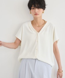 BARNYARDSTORM | BARNYARDSTORM / ダブルクロスハーフスリーブブラウス【WEB限定カラー】(シャツ/ブラウス)