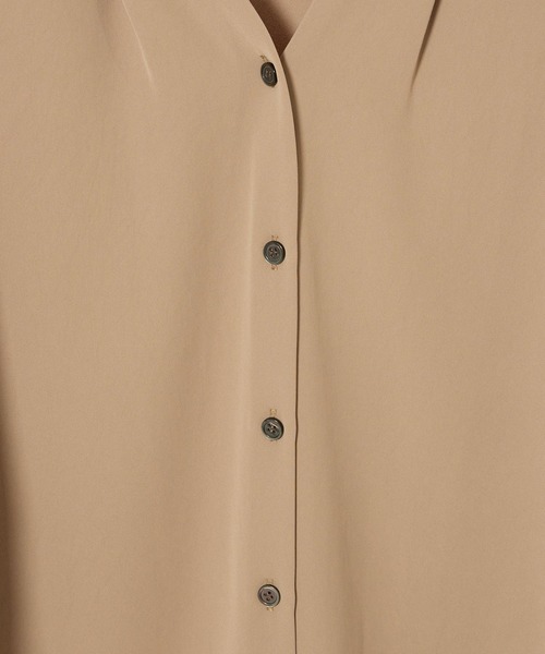 BARNYARDSTORM（バンヤードストーム）の「BARNYARDSTORM / ダブルクロスハーフスリーブブラウス【WEB限定カラー】（シャツ/ブラウス・レディース・ピンク/ホワイト/モカ/ブラック・S/M）」の11枚目の写真