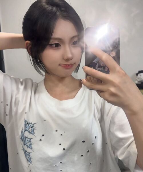 DEFGARMENTS（デフグラメンツ）の「ICY LOGO DAMAGED T-SHIRTS [WHITE]（Tシャツ/カットソー・レディース・その他・MEDIUM/LARGE）」の5枚目の写真