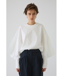 RIM.ARK（リムアーク）の「Curved line cotton tops カーブド ライン コットン トップス（Tシャツ/カットソー）」