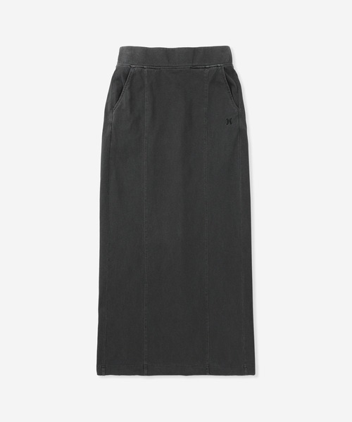 Hurley (ハーレー)の「【Hurley:ハーレー】レディースピグメントロングスカート PIGMENT LONG SKIRT(スカート・レディース・ブルーグレー/ブラック/カーキブラウン・MEDIUM/LARGE/SMALL)」の1枚目の写真