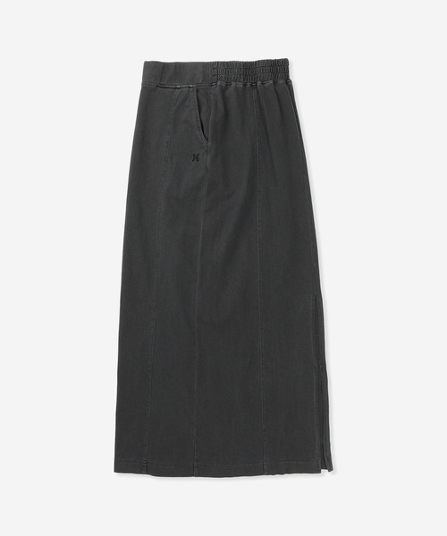 Hurley (ハーレー)の「【Hurley:ハーレー】レディースピグメントロングスカート PIGMENT LONG SKIRT(スカート・レディース・ブルーグレー/ブラック/カーキブラウン・MEDIUM/LARGE/SMALL)」の5枚目の写真