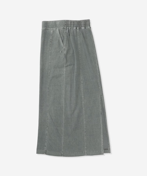 Hurley (ハーレー)の「【Hurley:ハーレー】レディースピグメントロングスカート PIGMENT LONG SKIRT(スカート・レディース・ブルーグレー/ブラック/カーキブラウン・MEDIUM/LARGE/SMALL)」の8枚目の写真