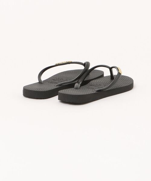 havaianas(ハワイアナス)の「SLIM LOGO METALLIC(サンダル・レディース・ゴールド系3/ブラック系その他2/ダークパープル・22cm/23cm/24.5cm/25.5cm)」の22枚目の写真