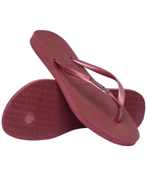 havaianas(ハワイアナス)の「SLIM LOGO METALLIC(サンダル・レディース・ゴールド系3/ブラック系その他2/ダークパープル・22cm/23cm/24.5cm/25.5cm)」の19枚目の写真
