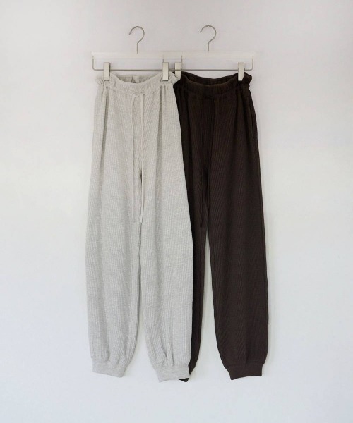 anuke（アンヌーク）の「anuke　Waffle Wide Pants ワッフルワイドパンツ/62620711（その他パンツ・レディース・オートミール・36）」の10枚目の写真