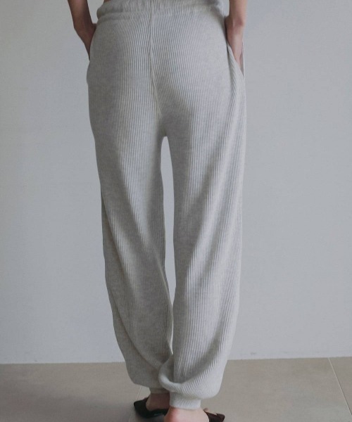 anuke（アンヌーク）の「anuke　Waffle Wide Pants ワッフルワイドパンツ/62620711（その他パンツ・レディース・オートミール・36）」の6枚目の写真