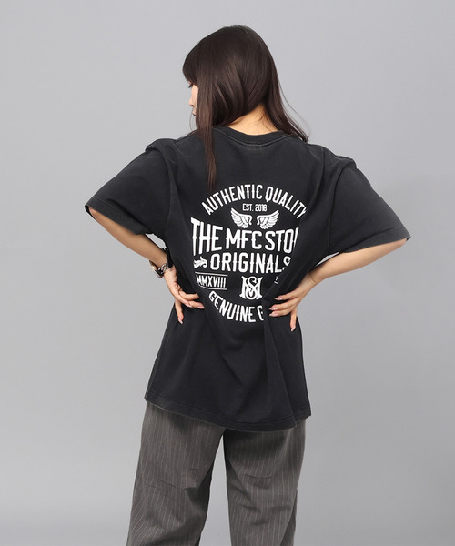 MFC STORE(エムエフシーストア)の「MFC STORE MS GUARANTEE AGED S/S TEE(Tシャツ/カットソー・メンズ・ホワイト系/グレー系/ネイビー系/パープル系/ブラック系・S/M/L/XL)」の3枚目の写真