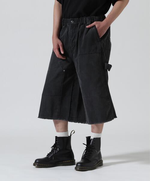 BEAVER（ビーバー）の「B omnivore/ビーオムニボー　W KNEE SHORTS DUCK ダブルニーショーツダック（その他パンツ・メンズ・ゴールド/ブラック・M/L）」の2枚目の写真