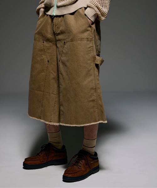 BEAVER(ビーバー)の「B omnivore/ビーオムニボー W KNEE SHORTS DUCK ダブルニーショーツダック(その他パンツ・メンズ・ゴールド/ブラック・M/L)」の5枚目の写真