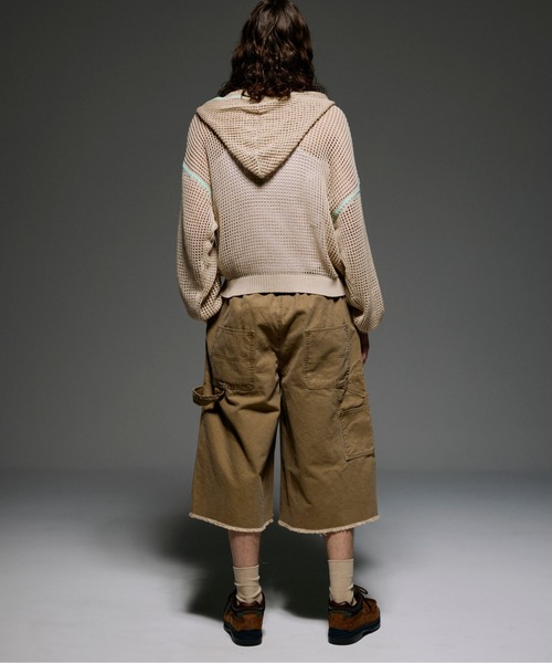 BEAVER(ビーバー)の「B omnivore/ビーオムニボー W KNEE SHORTS DUCK ダブルニーショーツダック(その他パンツ・メンズ・ゴールド/ブラック・M/L)」の6枚目の写真