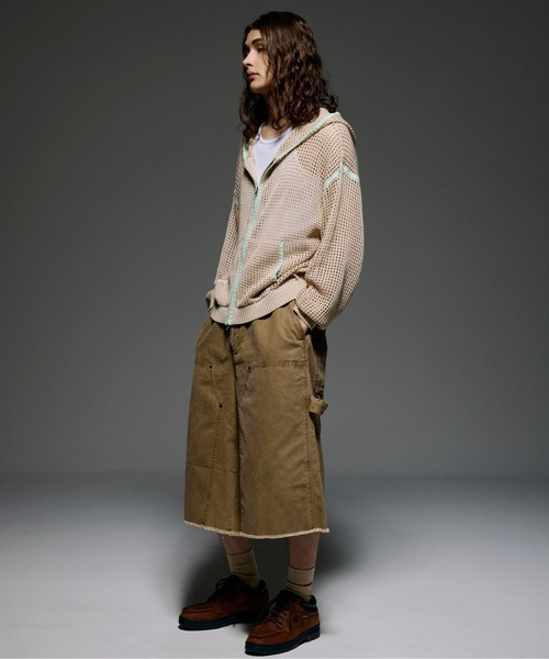 BEAVER(ビーバー)の「B omnivore/ビーオムニボー W KNEE SHORTS DUCK ダブルニーショーツダック(その他パンツ・メンズ・ゴールド/ブラック・M/L)」の7枚目の写真