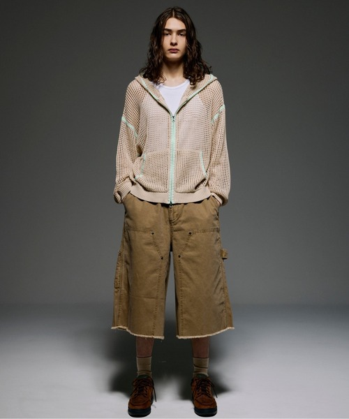 BEAVER(ビーバー)の「B omnivore/ビーオムニボー W KNEE SHORTS DUCK ダブルニーショーツダック(その他パンツ・メンズ・ゴールド/ブラック・M/L)」の8枚目の写真