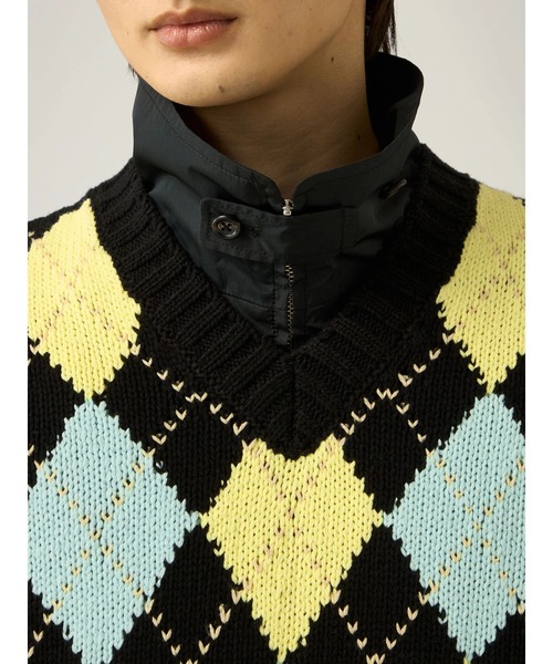 Mc McGREGOR(エムシーマックレガー)の「【Mc McGREGOR】Cotton V-Neck Knit Vest(ベスト・メンズ・その他10/ブルー・L/M)」の6枚目の写真