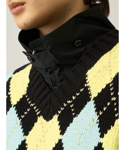 Mc McGREGOR(エムシーマックレガー)の「【Mc McGREGOR】Cotton V-Neck Knit Vest(ベスト・メンズ・その他10/ブルー・L/M)」の9枚目の写真