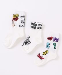 HYSTERIC MINI | POP SIGN 3Pソックス(ソックス/靴下)