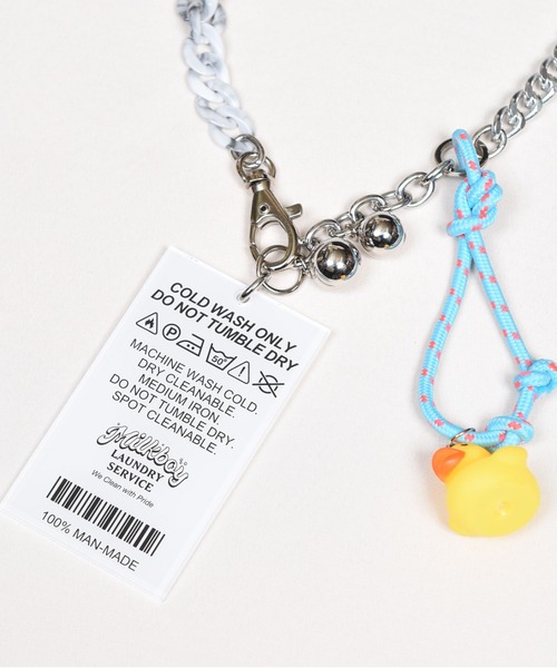 MILKBOY(ミルクボーイ)の「LAUNDRY CHARM CHAIN ネックレス(ネックレス・メンズ・A・FREE)」の8枚目の写真