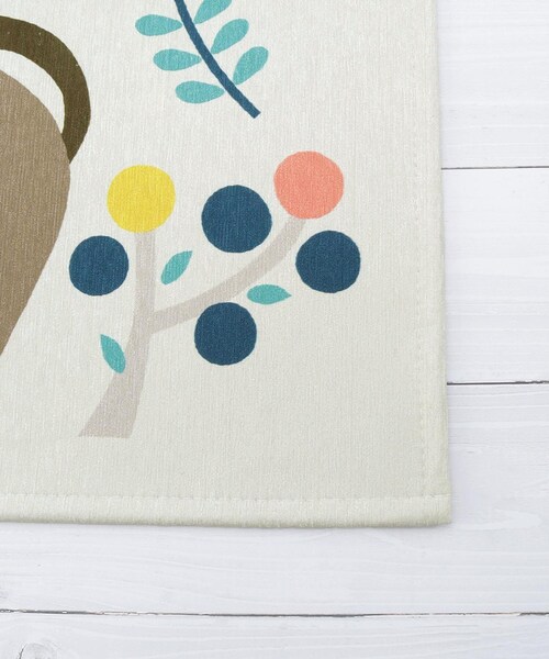 one'sterrace（ワンズテラス）の「FIKA 玄関マット（ラグ/マット・レディース・イエロー系8/アイボリー系8・99）」の5枚目の写真