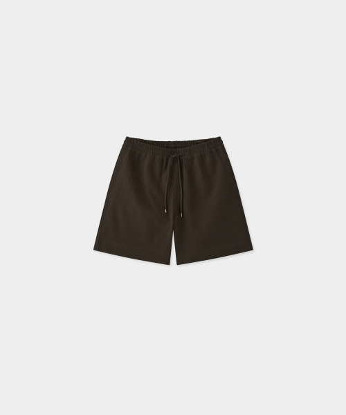 J'RIUM(ジェイリウム)の「ニコルリネンドローストリングショーツブラウン(その他パンツ・メンズ・その他・LARGE/MEDIUM)」の2枚目の写真
