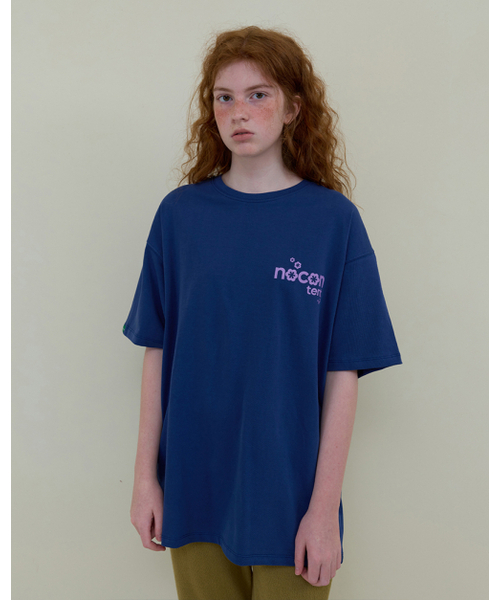 NOCONTENT（ノーコンテント）の「224. フラワーロゴT _ ネイビー（Tシャツ/カットソー・レディース・その他・FREE）」の2枚目の写真