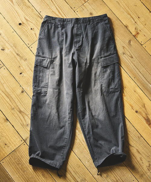 HINSON（ヒンソン）の「HINSON/ヒンソン 6Pkt Pants/6ポケット フェード加工 カーゴパンツ（カーゴパンツ・メンズ・オリーブ/ブラック・SMALL/MEDIUM/LARGE）」の3枚目の写真