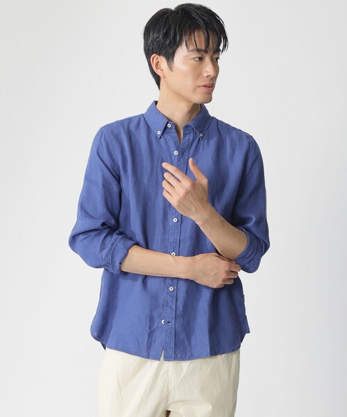 ECOALF(エコアルフ)の「MALIBU シャツ / MALIBU SHIRT MAN(シャツ/ブラウス・メンズ・ネイビー・S/M/L)」の2枚目の写真