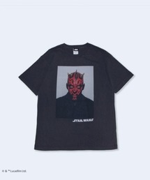 『スター・ウォーズ/STARWARS』"""Darth Maul"" T-Shirt"  半袖プリントTシャツ ビックシルエット ピグメント加工 ヴィンテージライク