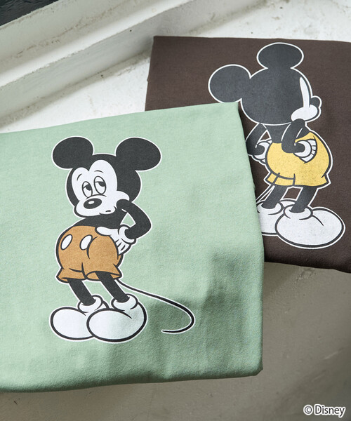 多恵子 宮崎限定 ミッキーT 白  M 限定展開 別注/前後/Mickey Mouse/ミッキーマウス 半袖Tシャツ（T