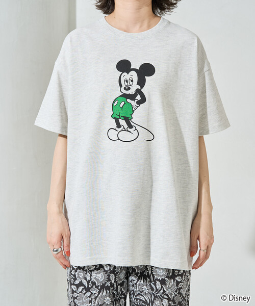 限定展開 別注/前後/Mickey Mouse/ミッキーマウス 半袖Tシャツ（T