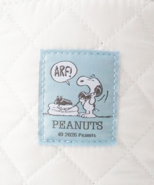 PEANUTS(ピーナッツ)の「〈PEANUTS/ピーナッツ〉 スヌーピー スモーキーパステル キルティング生地保冷 ジャーバッグ KKLB1(エコバッグ/サブバッグ・レディース・ブルー・ONE SIZE)」の2枚目の写真