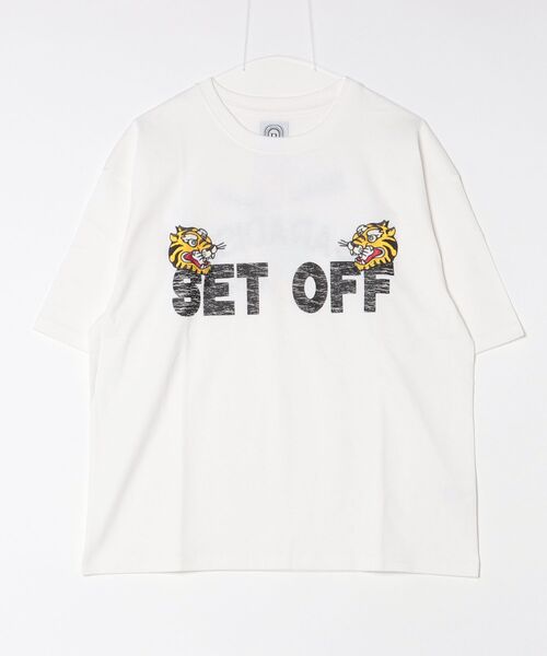 BEAVER(ビーバー)の「B omnivore/ビーオムニボー TIGER TEE(Tシャツ/カットソー・メンズ・ブラック/ホワイト系2・L/M)」の2枚目の写真