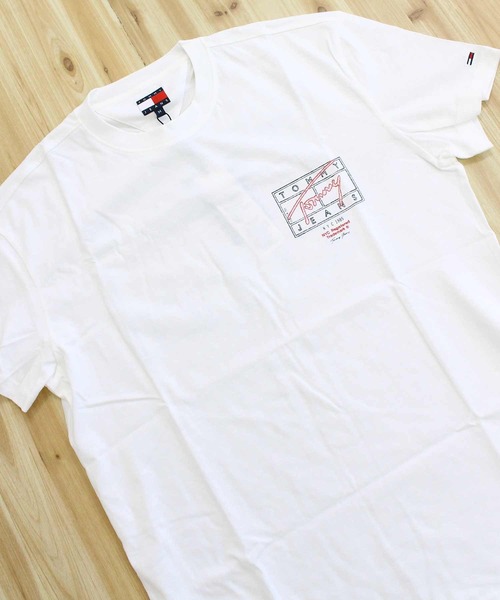 TOMMY HILFIGER(トミーヒルフィガー)の「TMJ レギュラーサインスプレー SS バックプリントTシャツ(Tシャツ/カットソー・メンズ・ブラック/ナチュラル・XL/L/M)」の16枚目の写真