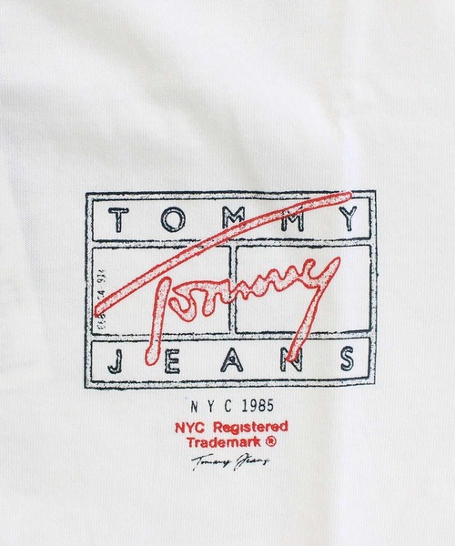 TOMMY HILFIGER(トミーヒルフィガー)の「TMJ レギュラーサインスプレー SS バックプリントTシャツ(Tシャツ/カットソー・メンズ・ブラック/ナチュラル・XL/L/M)」の5枚目の写真