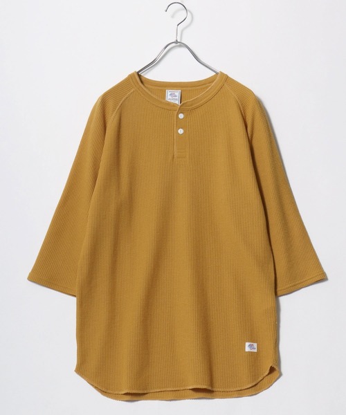 JEMORGAN（ジェーイーモーガン）の「2026AW JEMORGAN/ジェーイーモーガン ワッフル ラグランヘンリーネック7分袖Tシャツ レディース メンズ（Tシャツ/カットソー・メンズ・グレー/アイボリー/カーキ/ブラック/ホワイト/ネイビー/マスタード/ベージュ・S/XL/L/M）」の14枚目の写真